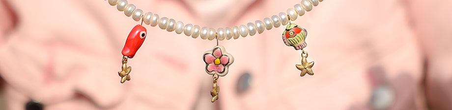 Perline di ceramica in varie forme Perline di ceramica in varie forme