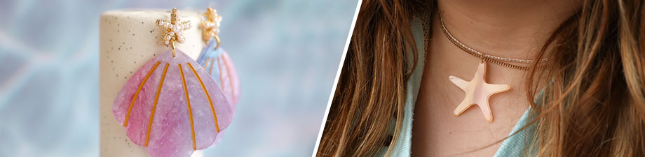 Nuovi pendenti in resina e ciondoli in acciaio inox