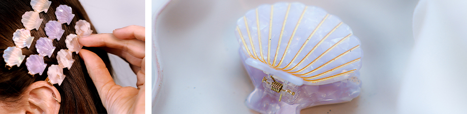 Acquista ora i fermagli e le pinze per capelli estivi