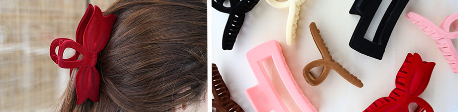 Nuova collezione fermagli per capelli in velluto