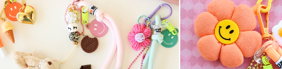 Nuova collezione di elementi per portachiavi