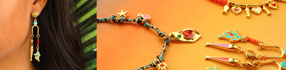 Novit&agrave;! Ciondoli in metallo DQ con smalto