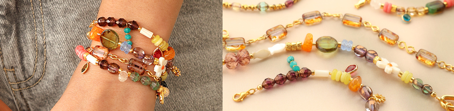 Nuova collezione di perline ceche di vetro di Boemia