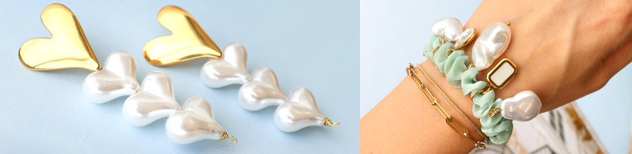 Nuova collezione di perle d&rsquo;acqua dolce di imitazione