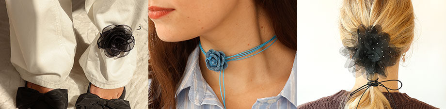Nuova collezione di choker floreali Nuova collezione di choker floreali