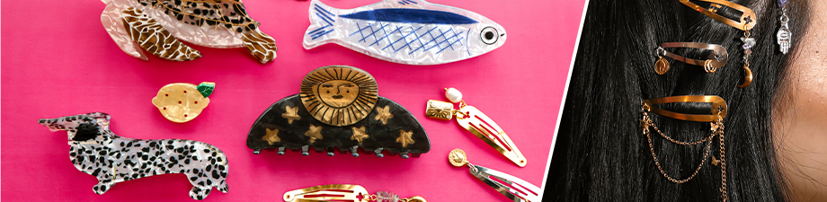 Nuova serie di clip e mollette per capelli