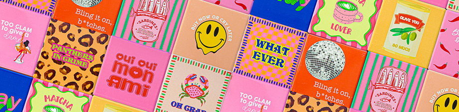 Piastrelle decorative con scritte