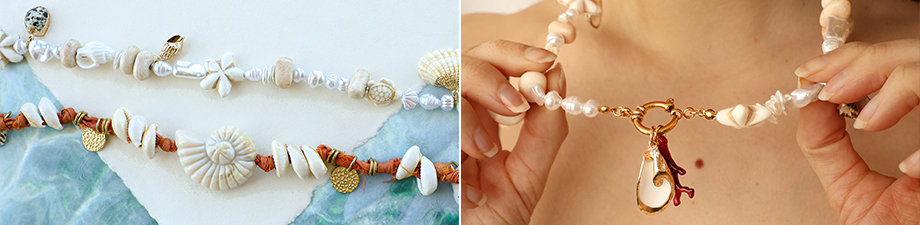 Nuova collezione di perline in acrilico e ciondoli sealife