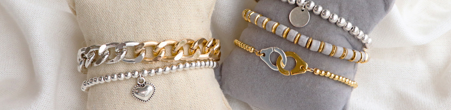 Componenti di metallo DQ color argento antico