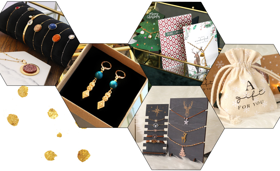 Sieraden kaartjes & verpakkingen kerst/winter