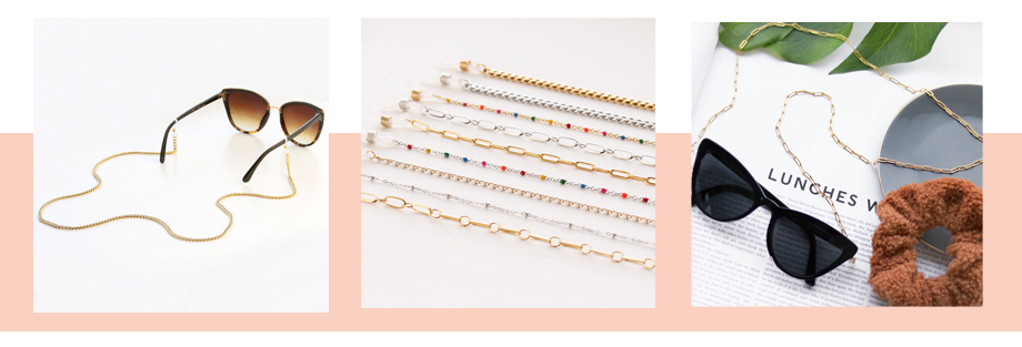 Questo è ciò che puoi fare con le catenine per occhiali da sole
