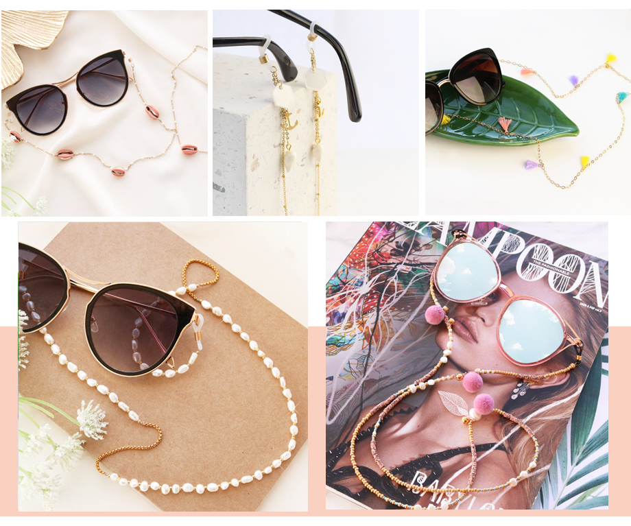 Questo è ciò che puoi fare con le catenine per occhiali da sole