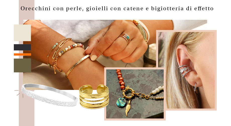 Bigiotteria in acciaio inossidabile